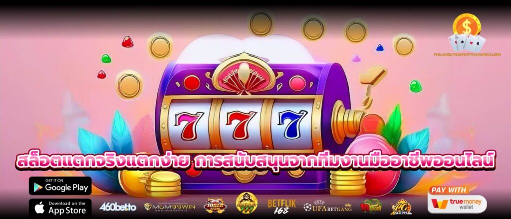 สล็อตแตกจริงแตกง่าย การสนับสนุนจากทีมงานมืออาชีพออนไลน์